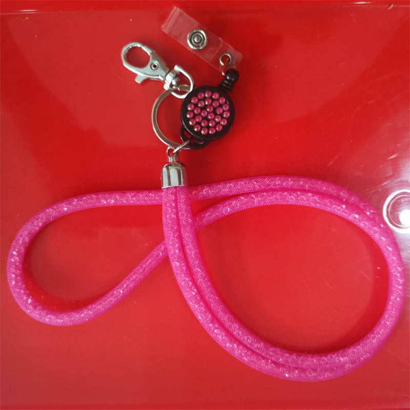 Wholesale Plastic Fishing Nets with Diamond Hanging Ropes and Keychains